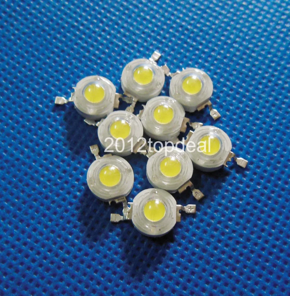 Светодиодный чип высокой мощности Холодный/теплый белый 1 Вт 3 3000k 4000k 6000k 10000k 20000k