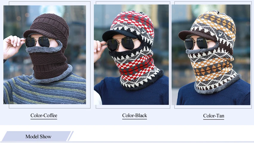 Новинка, Балаклава, зимняя, женская, мужская, Skullies, шерстяная, вязаная, Балаклава, шапка, маска ниндзя, теплый плюшевый Карманный головной убор, унисекс, снежная шапка