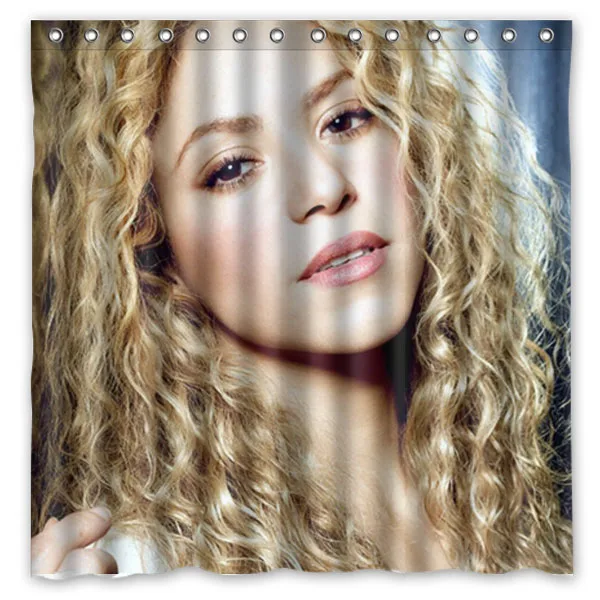 Шакира индивидуальные ванны душ шторы водонепроницаемый Mildewproof полиэстер ткань