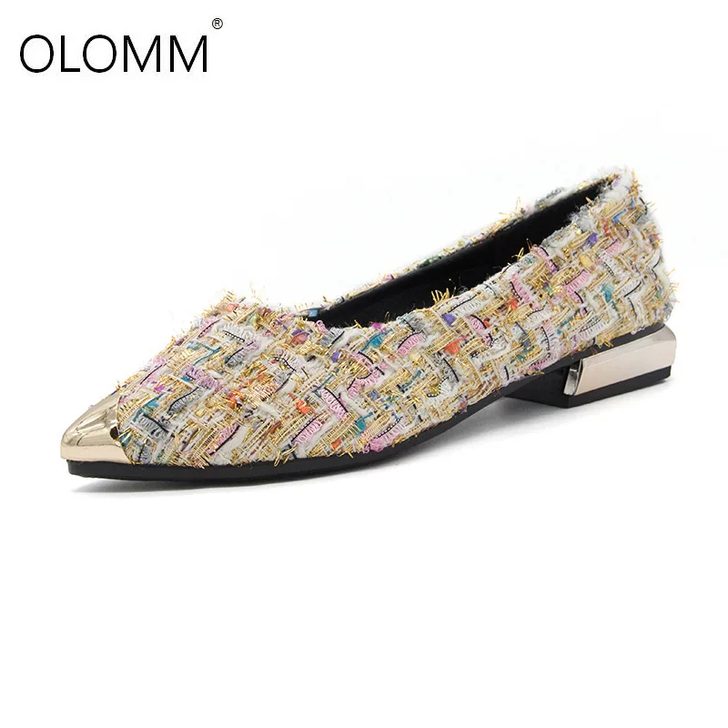 Брендовая модная Легкая удобная обувь с закрытым носком Женская острым