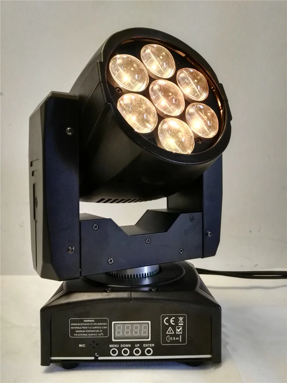 8 шт. Zoom LED 7x12 Вт RGBW 4 в 1 Moving Head Light DMX512 настенная шайба/Zoom профессиональный