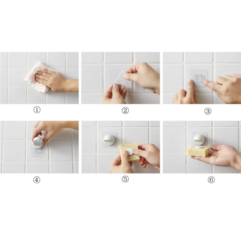 Magnet Soap Holder Wall Mounted Sticker Storage Rack Bathroom Organizer Accessory