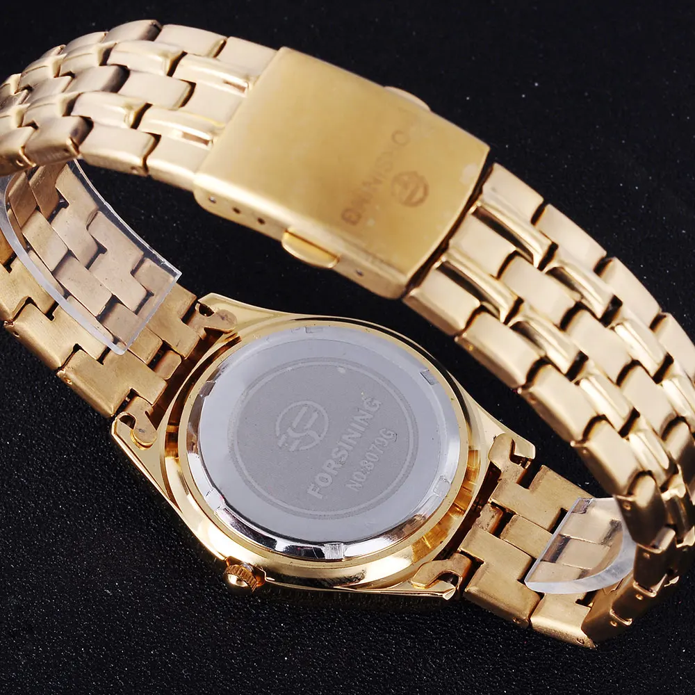 FORSINING 2017 модные повседневные Брендовые женские часы деловые кварцевые с белым