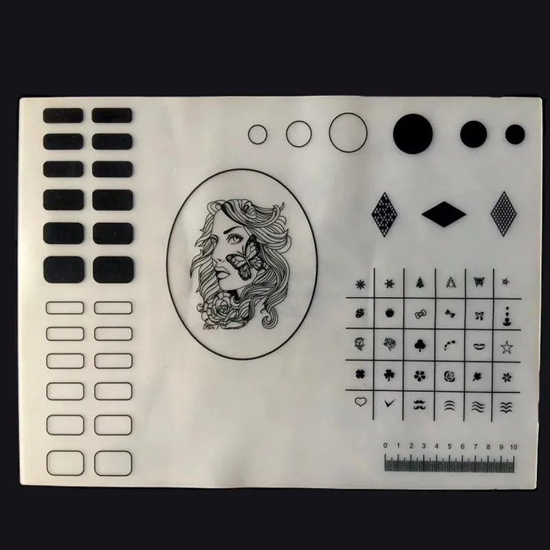 Новейшие ногтей Силиконовый коврик Дизайн рабочее пространство Коврики Pad