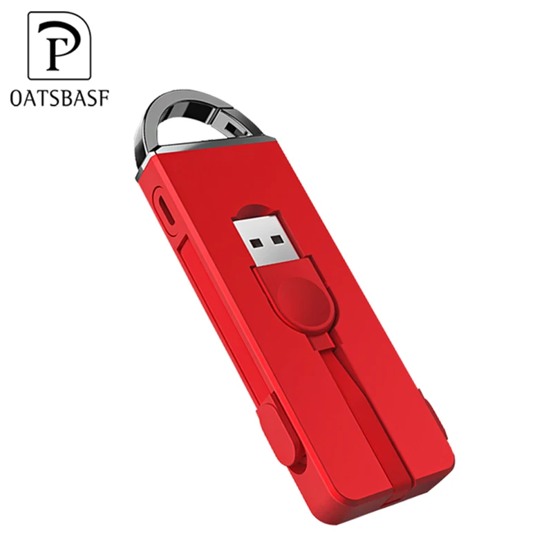 

Unique Keychain 3 In 1 with Type C Adapter Charger Cable for iPhone XS X 8 7 Plus Charging Cable for Huawei P20 pro mate 20 20X