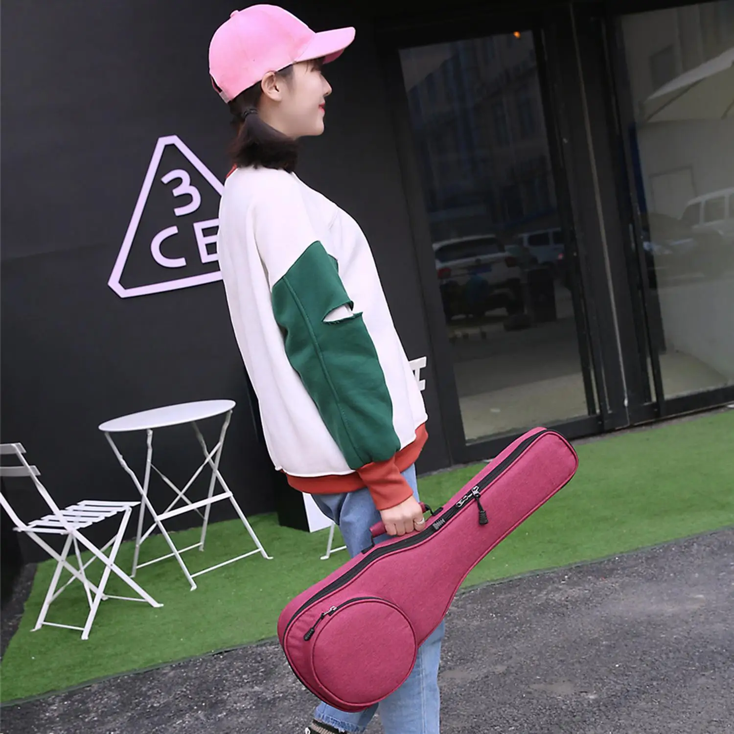 SEWS Хлопковая Сумка для укулеле мягкий чехол Gig водонепроницаемая ткань Оксфорд