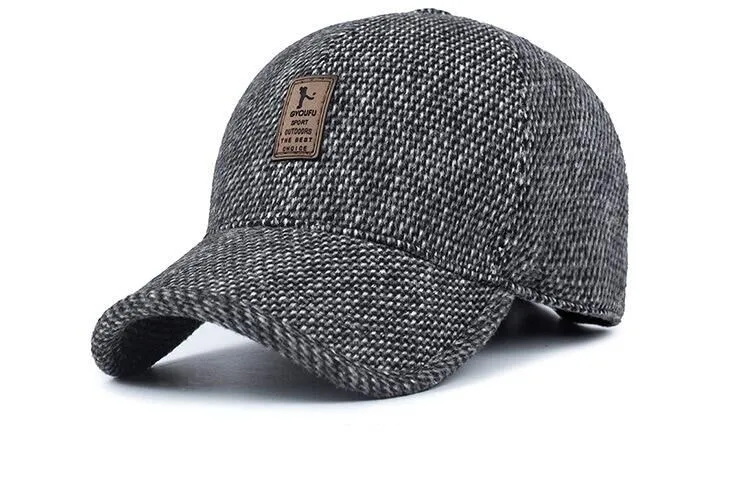BING YUAN HAO XUAN,, зимняя бейсболка, Мужская бейсболка, шапка с наушниками, Casquette Homme, Кепка для водителя грузовика, мужские зимние шапки