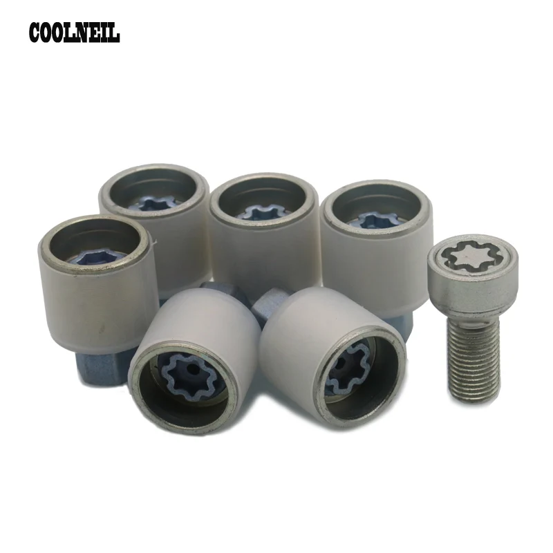 1 шт. замок колеса для демонтажа шин Противоугонный винтовой болт и ключ