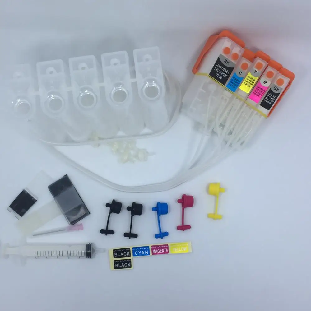 YOTAT Empty Continuous Ink Supply System T2690 T2691 T2692 T2693 T2694 CISS ink cartridge XP-702 XP-802 for Epson
