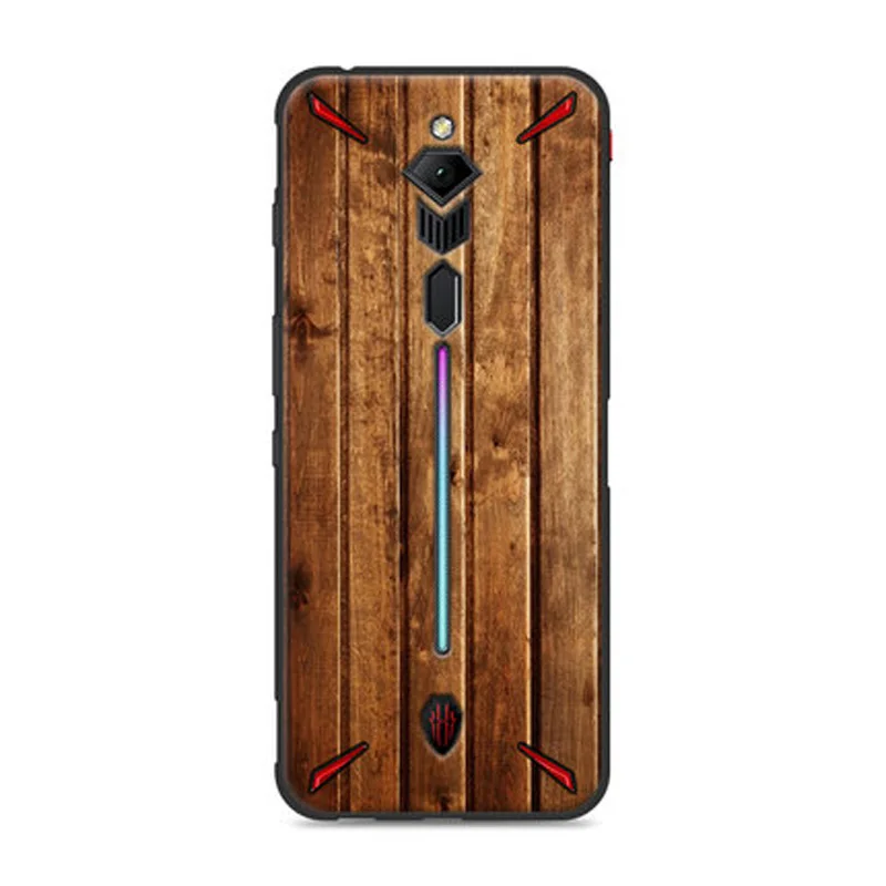 Чехол с принтом под дерево и камень для Nubia Red magic 3, Мягкая силиконовая задняя накладка из ТПУ, чехол для Nubia Redmagic 3, чехол для телефона s shell coque