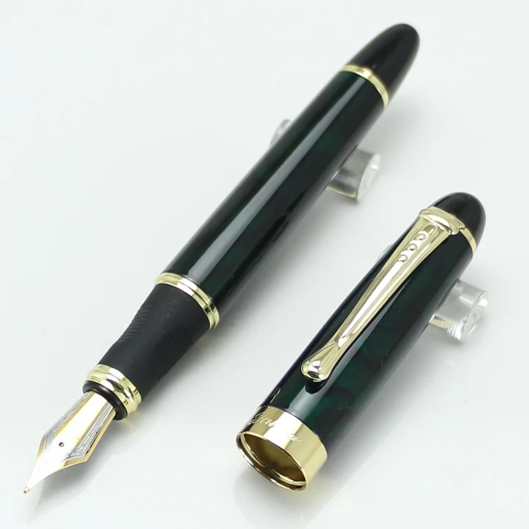 JINHAO X450 перьевая ручка, цвета: розовый, голубой, фиолетовый, мм, 22 цвета на выбор, оптовые продажи, Iraurita Золотой ручки с зажимом caneta Бизнес ручка для письма 18 КГП чернильная ручка NIB