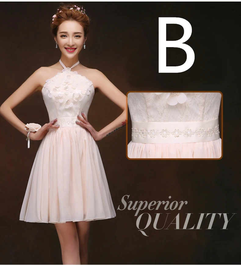 Элегантное шифоновое Короткое Платье Для подружки невесты с v образным вырезом