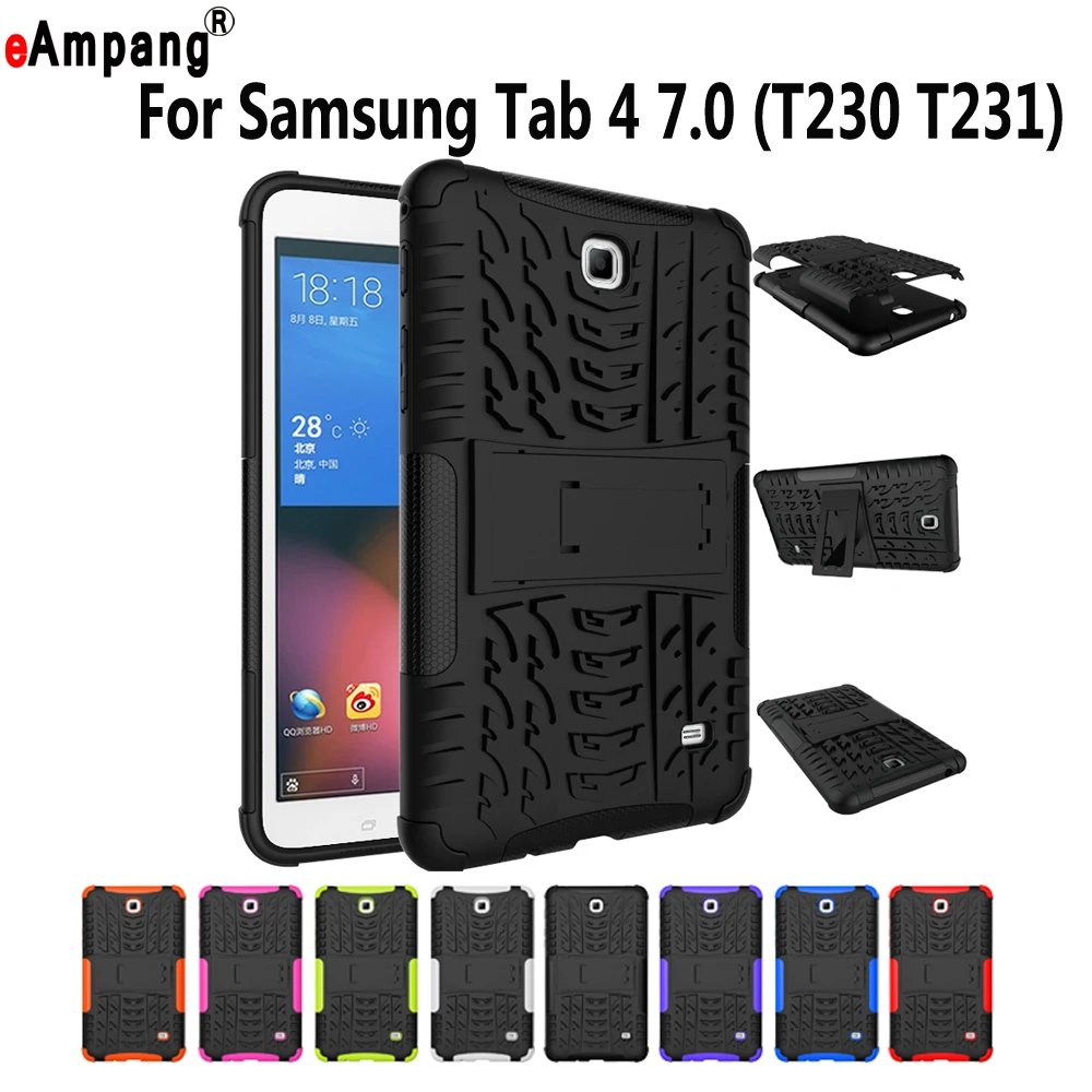 Чехол для Samsung Galaxy Tab4 Tab 4 7 0 SM T230 T231 T235 чехол Funda Tablet Hyun силиконовый Жесткий ПК