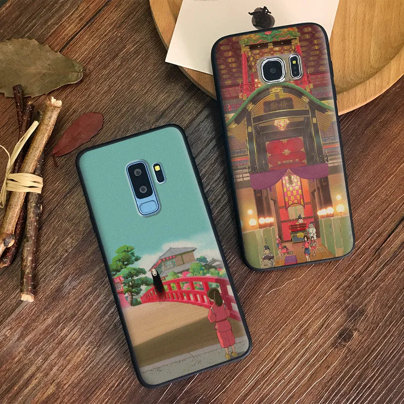 Spirited Away japanese anime TPU Soft Silicone Phone Case Shell Cover For Samsung S7 Edge S8 S9 Plus Note 8 9 |
