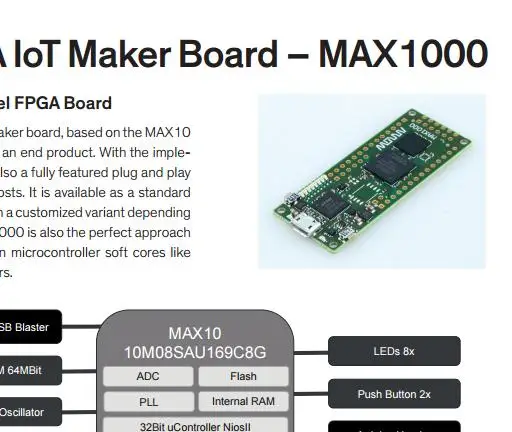 

MAX1000 10M08SAU169C8G FPGA