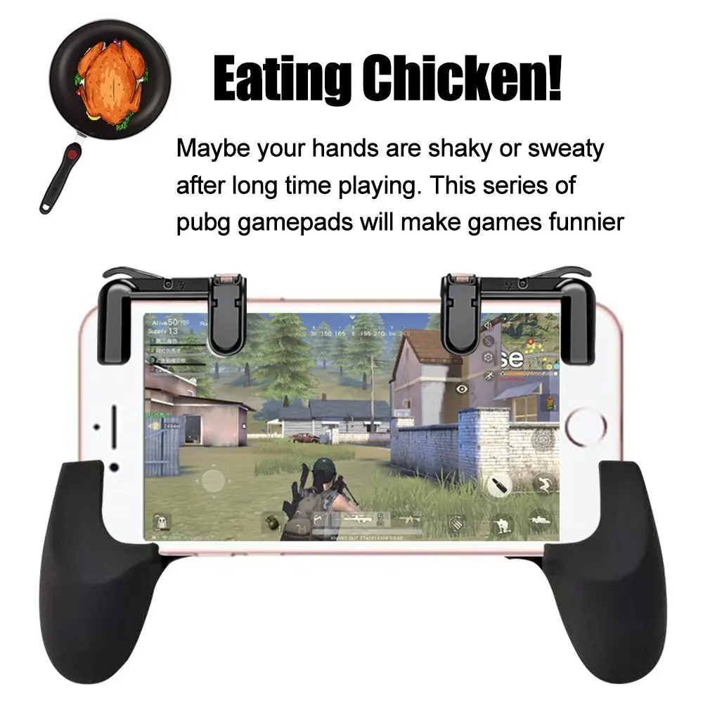 Game Fire Button Aim Key Smart Ohone Shooter Gampad PUBG Mobile Gaming Trigger L1R1 Controller Rules For Iphone Survival on -> Игровая кнопка "Fire Button Aim Key", умный шутер для смартфона, геймпад PUBG Mobile Gaming Trigger, контроллер L1R