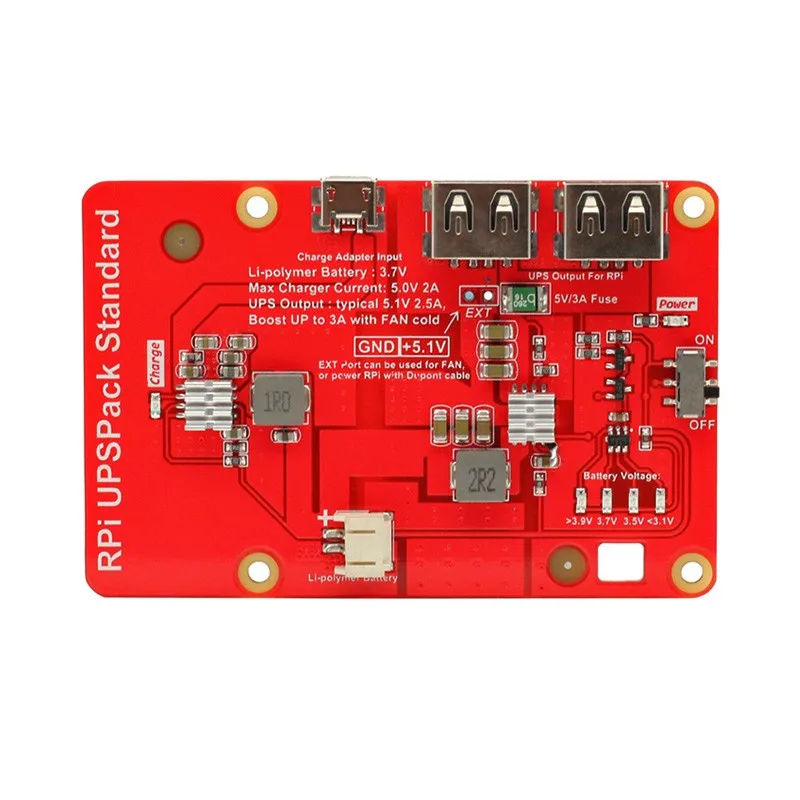 Elecrow Высокое качество зарядное устройство плата батарея Плата расширения Raspberry Pi