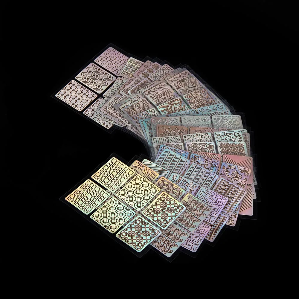 24 листов новая салфетка для полые Нерегулярные сетки трафарет многоразовый