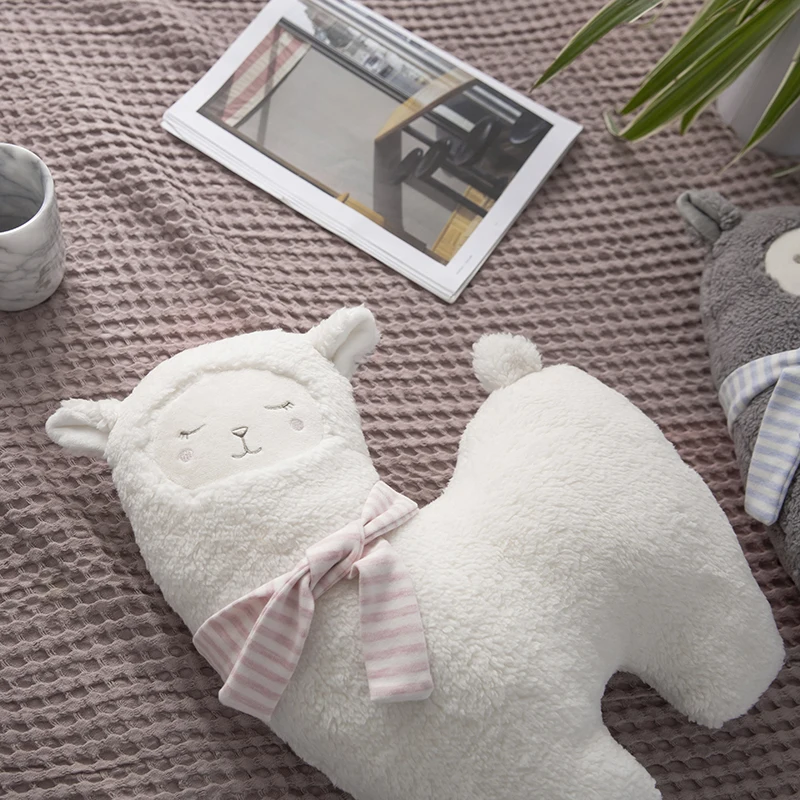 Lucky Boy Sunday Cute Soft Alpaca Plush Toy Alpaca Animals Plush Doll Kids Toys Birthday Christmas Gift