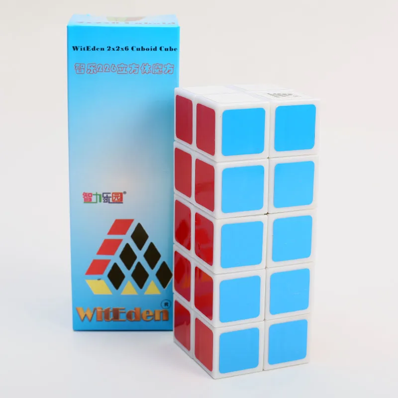 WitEden 2x2x5 white Лучший популярный витеден 2x2x5 куб и Qiyi Mofang valk 3 power 3x3x3 головоломка волшебный 3x3 скоростной куб Обучающие игрушки Прямая поставка - Цвет: WitEden 2x2x5 white