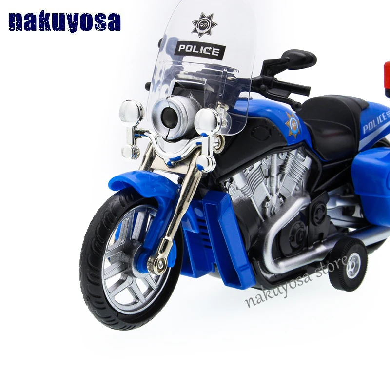 Имитационная модель мотоцикла YAMAHA Patrol полицейская Автомобильная игрушка