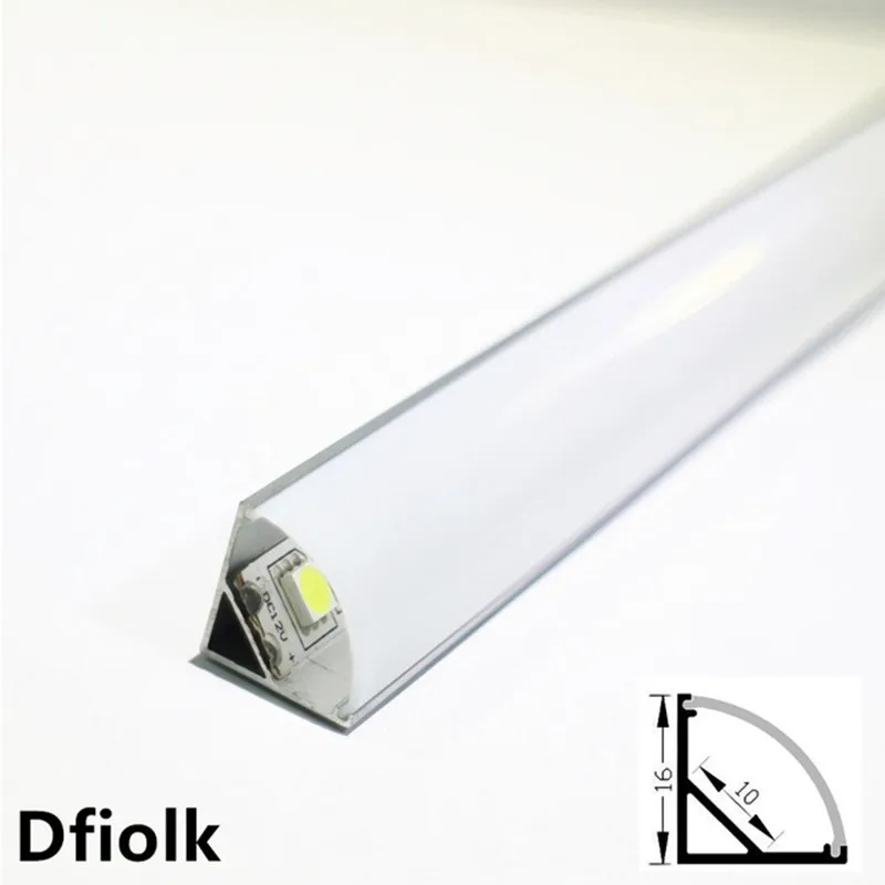 

DHL 1m led strip aluminum profile for 10mm pcb 5050 5630 led strip housing aluminum channel with cover end cap and clips