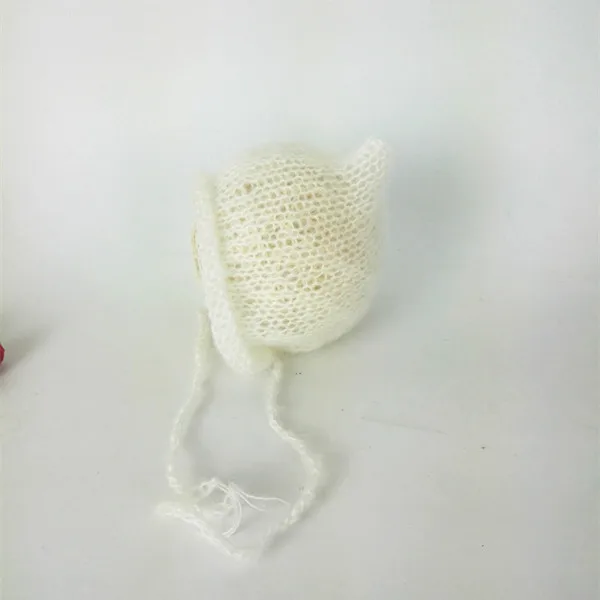 Лидер продаж! Для новорожденных головной убор из мохеровый капор для фотосъемки |