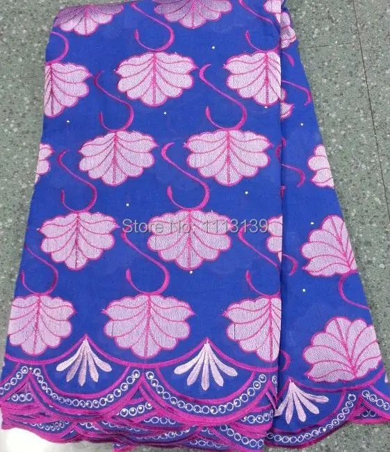 Бесплатная доставка DHL! Африканский ткань Швейцарский шнурок маркизета 100% хлопок