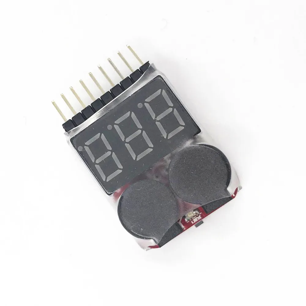 10 шт. хит продаж 1-8S LED низкого напряжения Звуковой сигнал Сигнал Lipo индикатор