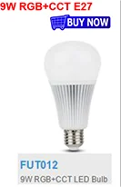 FUT068 AC85-265V Milight 2,4 г 6 Вт RGB+ CCT Вай-Фай совместимый смарт светодиодный светильник 2,4G Беспроводной 4-Зона дистанционного управления Android/iOs APP Управление