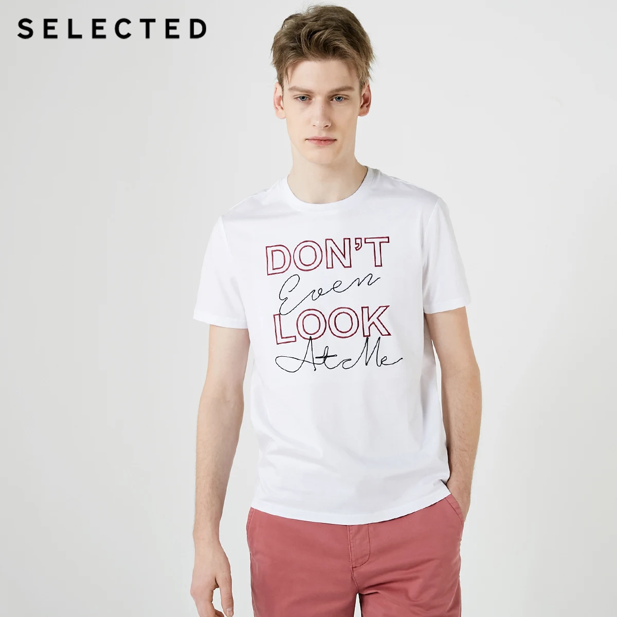 Мужская футболка с коротким рукавом 100% хлопок | одежда