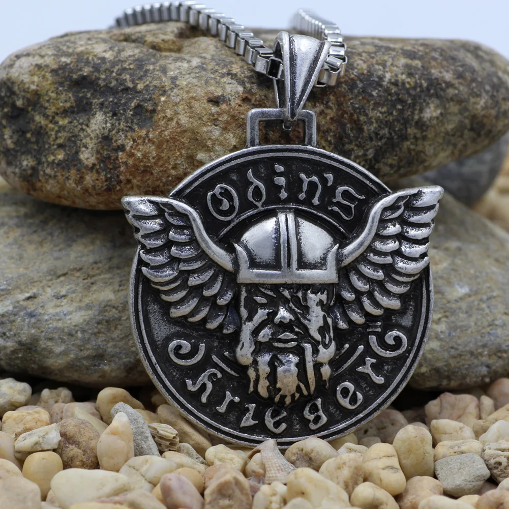 Мужские скандинавские украшения с надписью God Викинг один амулет-подвеска Jewelry |