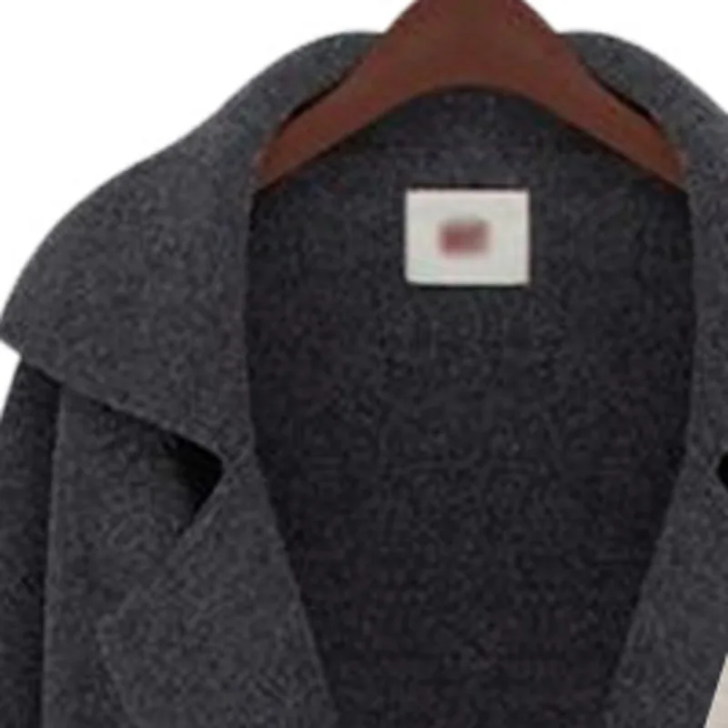 Женская трикотажная куртка LANMREM свободная с длинным рукавом однобортная