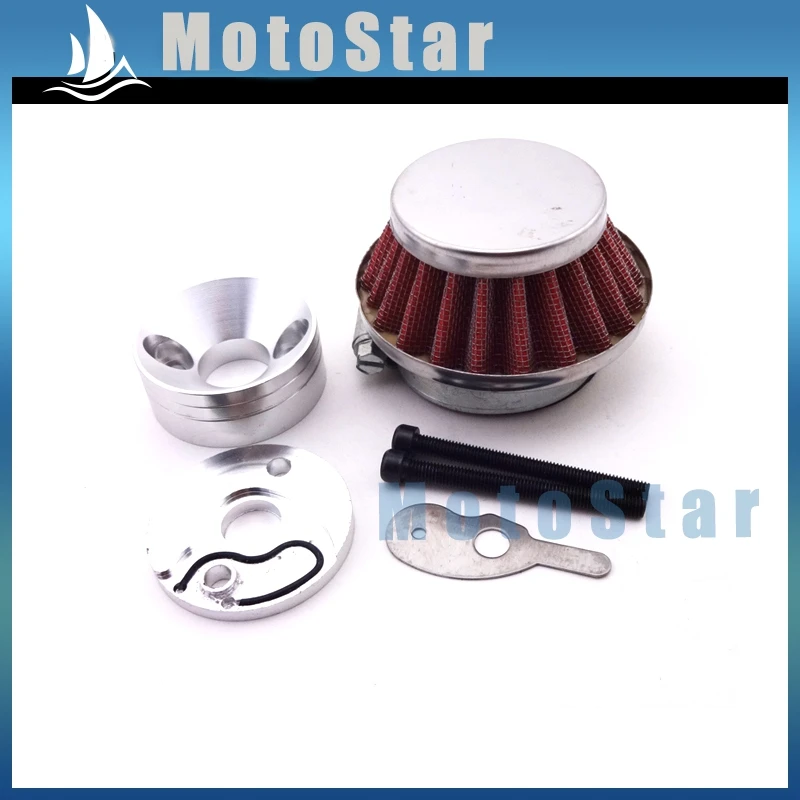 44 мм воздушный фильтр + адаптер скорости стек для 2 такта 33 43cc 49cc двигатель большая