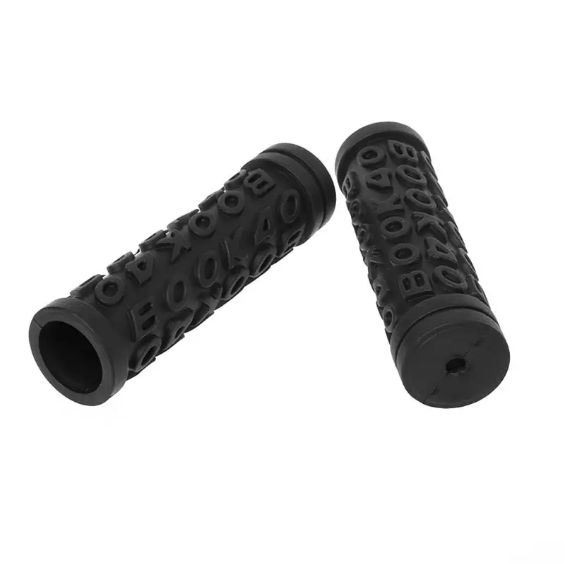Bicycle Grips Black Letters Non Slip MTB Bike Road 22.2mm Handlebar Anti Comfortable Sweat Protection Cover Grip 10166 | Спорт и