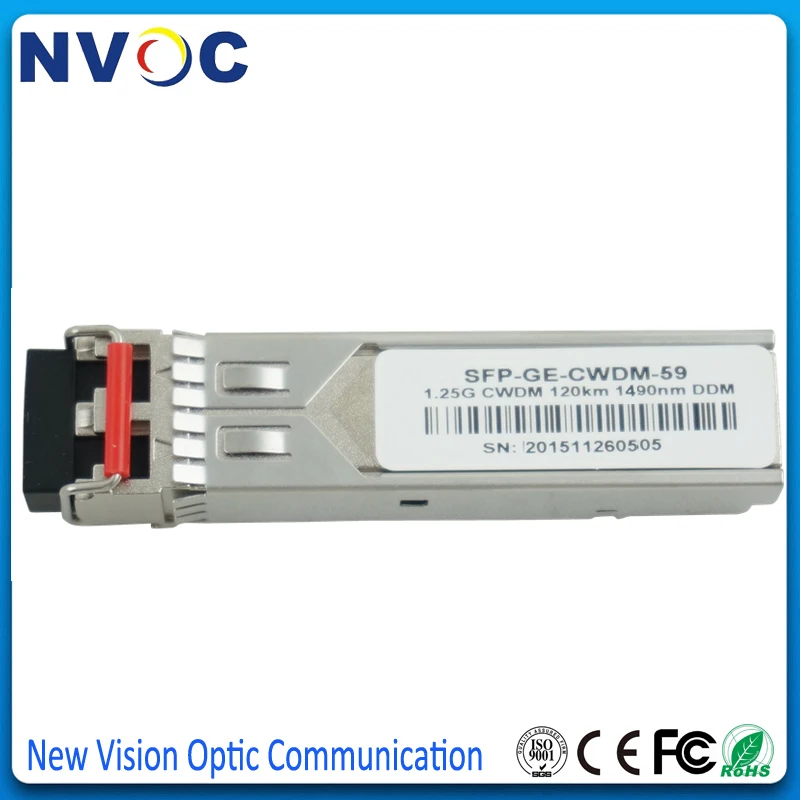 1 25G 1470nm 120 км CWDM система 1000 м LC оптический трансивер SFP волоконно-оптический 1210-1610nm