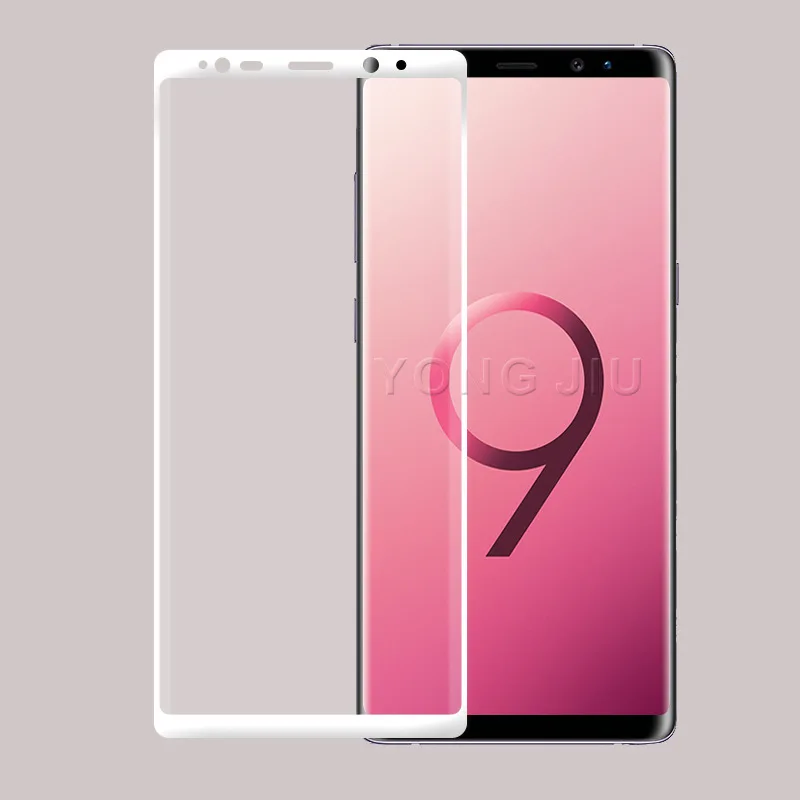 3D изогнутое полное закаленное стекло для Galaxy Note 9 Защитная пленка экрана samsung SM-N960