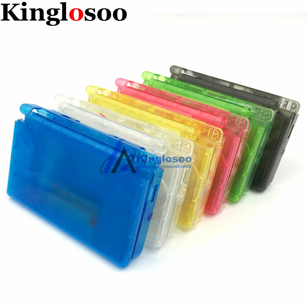 Clear blue green red full set housing shell case cover w/ button kit screwdriver for DS Lite DSL replacement part | Электроника