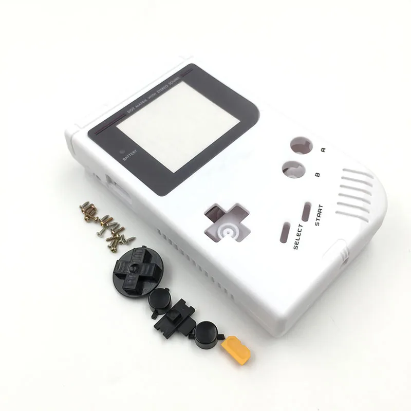 White Классический Сменный Чехол для игры для мальчиков, пластиковая оболочка для nintendo GB, корпус консоли для GB, чехол - Цвет: White