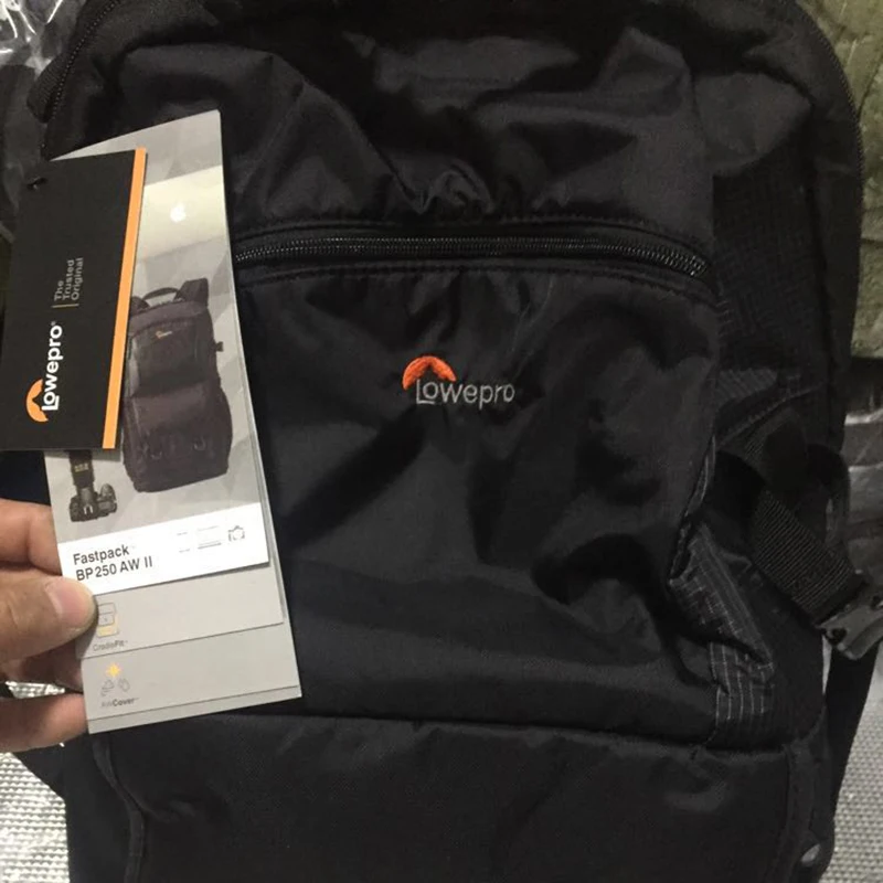 Roadfisher черный Цвет большой Ёмкость Водонепроницаемый Lowepro Fastpack BP250 AW в стиле фото