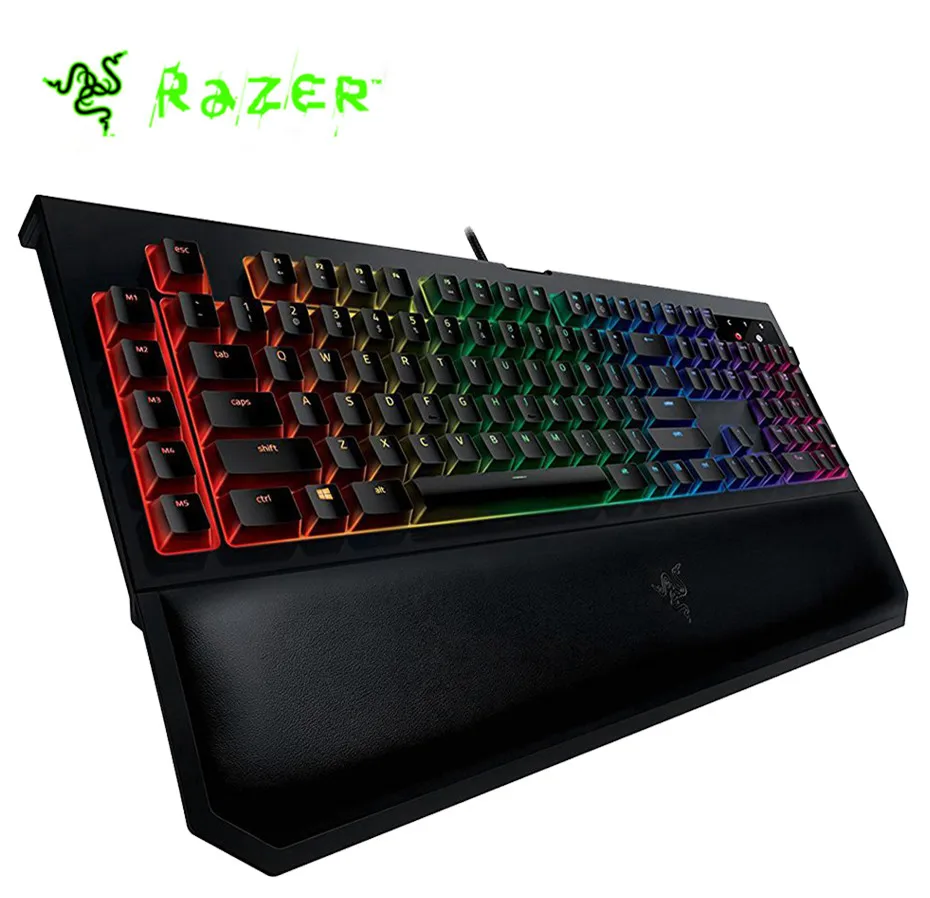 Новый razer механическая клавиатура с подсветкой BlackWidow Chroma V2 проводной RGB