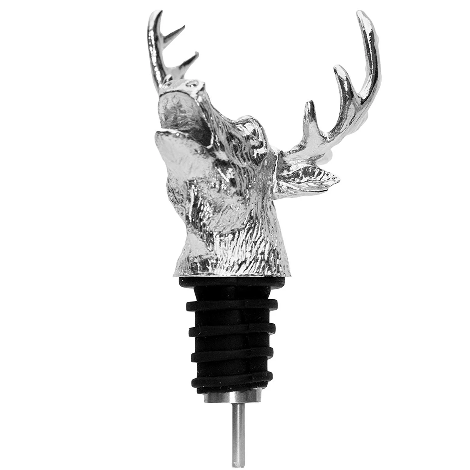 Цинковый сплав Олень голова оленя вино Pourer уникальные бутылки вина пробки