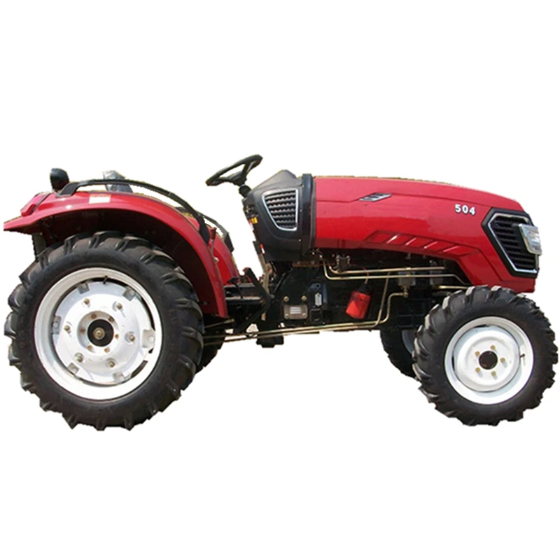 50 hp 4 x4 трактор 4 колесный трактор с фронтальным погрузчиком