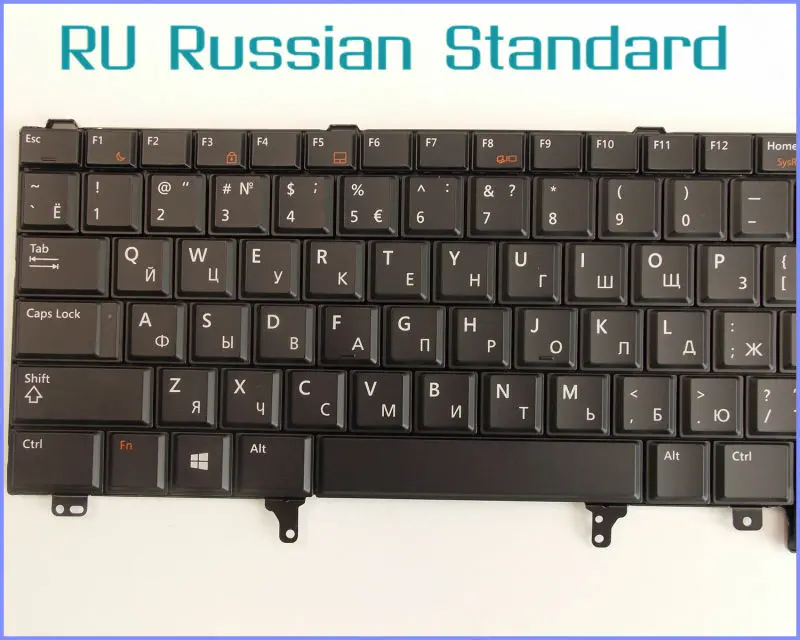 Русская версия RU Клавиатура для ноутбука Dell Precision M4600 M4700 M6600 M6700 без точечной ручки