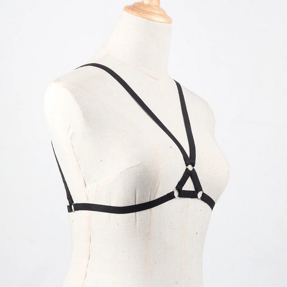 Новинка 2017 года изящная рамка бюст бандаж клетка бюстгалтер корсет черные