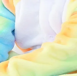 rainbow Цельные пижамы для малышей; детская пижама с капюшоном для костюмированной вечеринки с изображением животных; пижамы для мальчиков и девочек; детская одежда для сна с рисунком единорога, стежка, панды - Цвет: rainbow