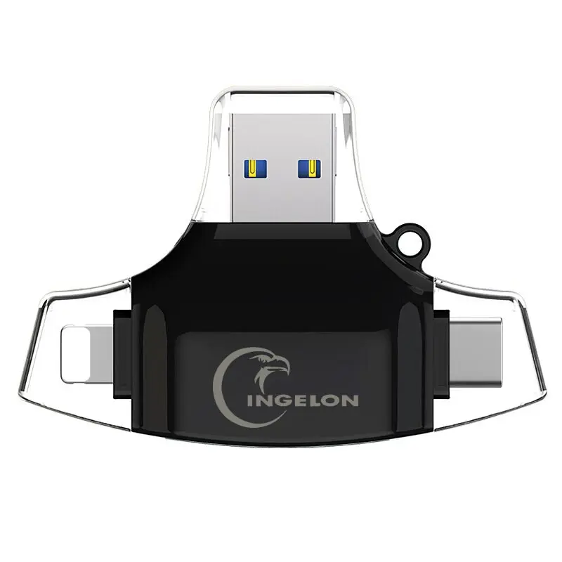Устройство для чтения смарт карт 3 в 1 Type C micro USB высокоскоростной OTG TF/SD MacBook Android