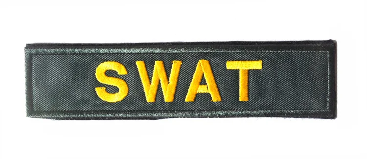 F Вышитые значки SWAT тактические наклейки Патчи крючок и петлевые значки индивидуальная одежда нашивки на рюкзаке военные нашивки - Цвет: F