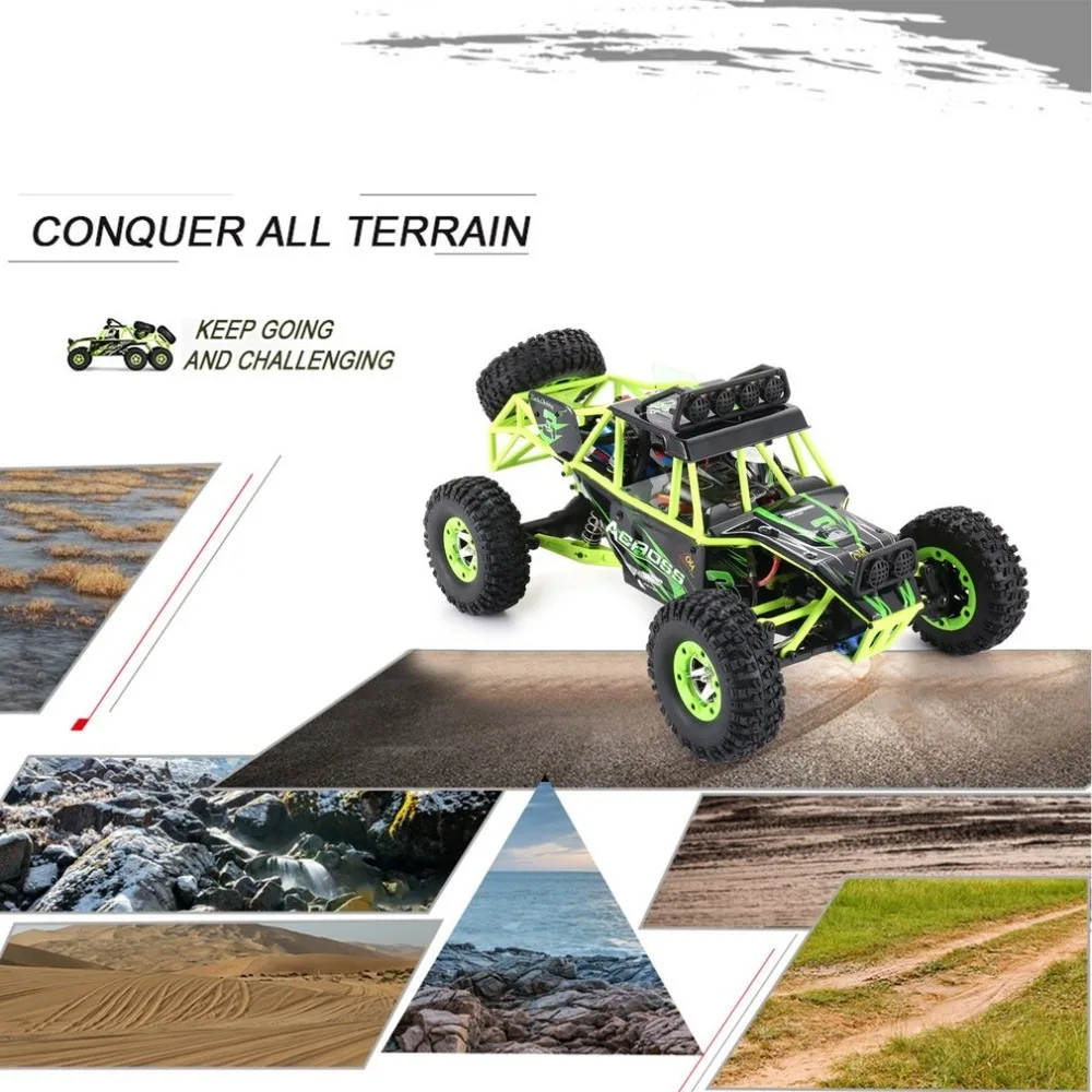 Wltoys 18628 1/18 2 4 г 6WD Электрический скалолазание гусеничный RC автомобилей пустыня