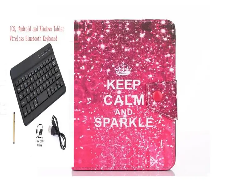 Keyboard Case Чехол с магнитной клавиатурой для lenovo TAB2 A10-70 X70L A10-30 TB2 X30L X30F Tablet PU Универсальный 10,1 ''Bluetooth чехол для клавиатуры - Цвет: Keyboard Case